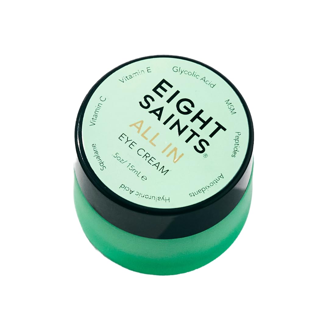 Eight Saints front jar showing clean packaging and product benefits