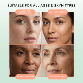 Eight Saints jar placed with moisturizer and SPF showing routine layering benefit