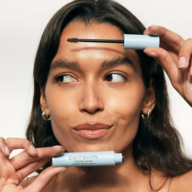 Eight Saints precision applicator tip demonstrating targeted brow treatment control