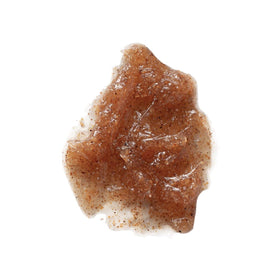 Eight Saints scrub on hand demonstrating application and gentle polish benefit