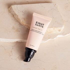 Eight Saints creamy texture close-up demonstrating lightweight, non-greasy finish