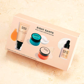 Eight Saints vitamin C serum texture close-up highlighting smooth application and antioxidant support