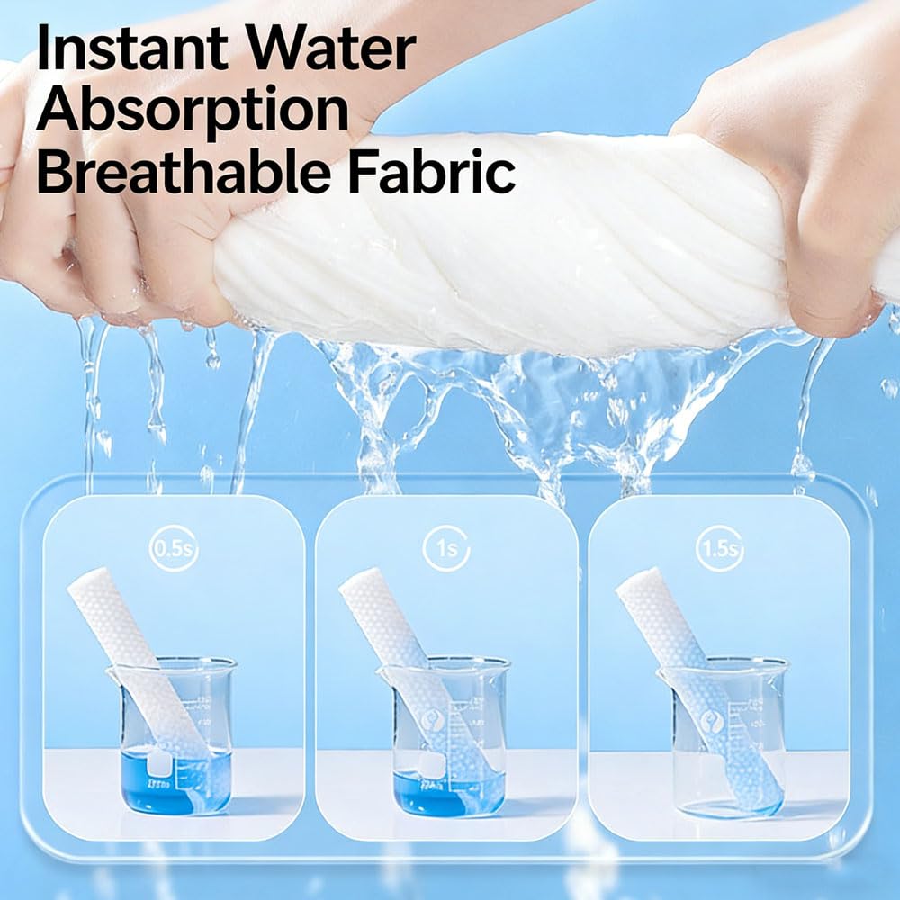 EK-Memory-fish cleaning tableware with towel showing strong wet durability