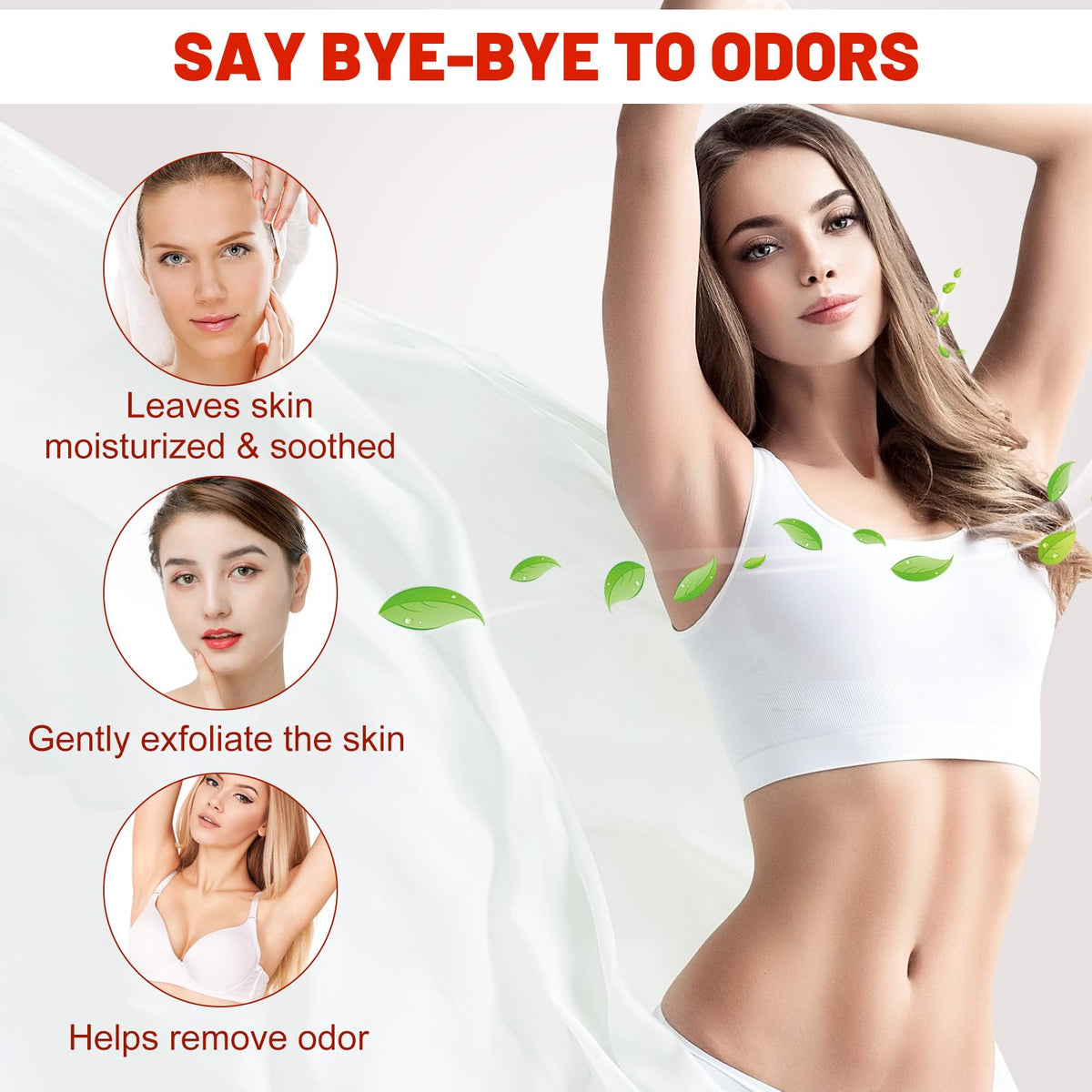 EKIVAO ingredients label close-up emphasizing persimmon extract and mild formula
