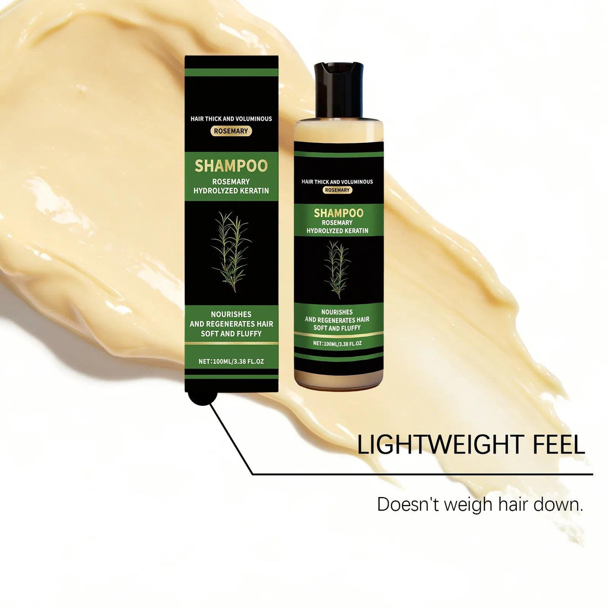 ekxzvg ingredient label highlighting rosemary and keratin