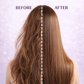 ekxzvg shampoo applied to wet hair showing how it lathers for scalp care