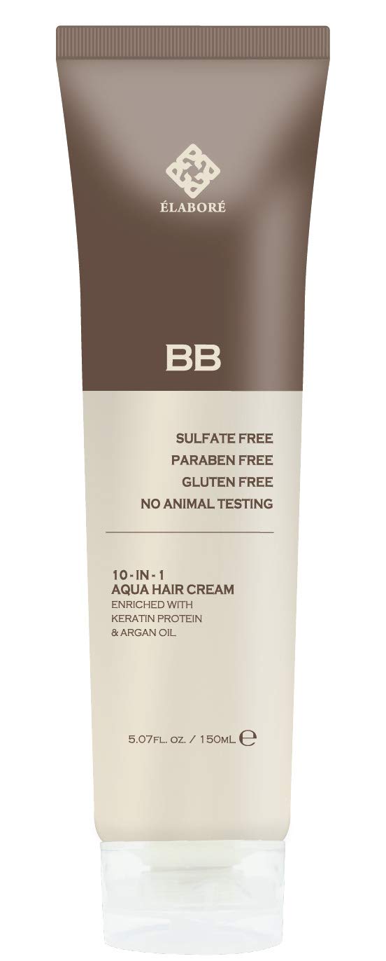 Elabore hair BB front packaging 150ml showing bottle and label for easy identification and storage