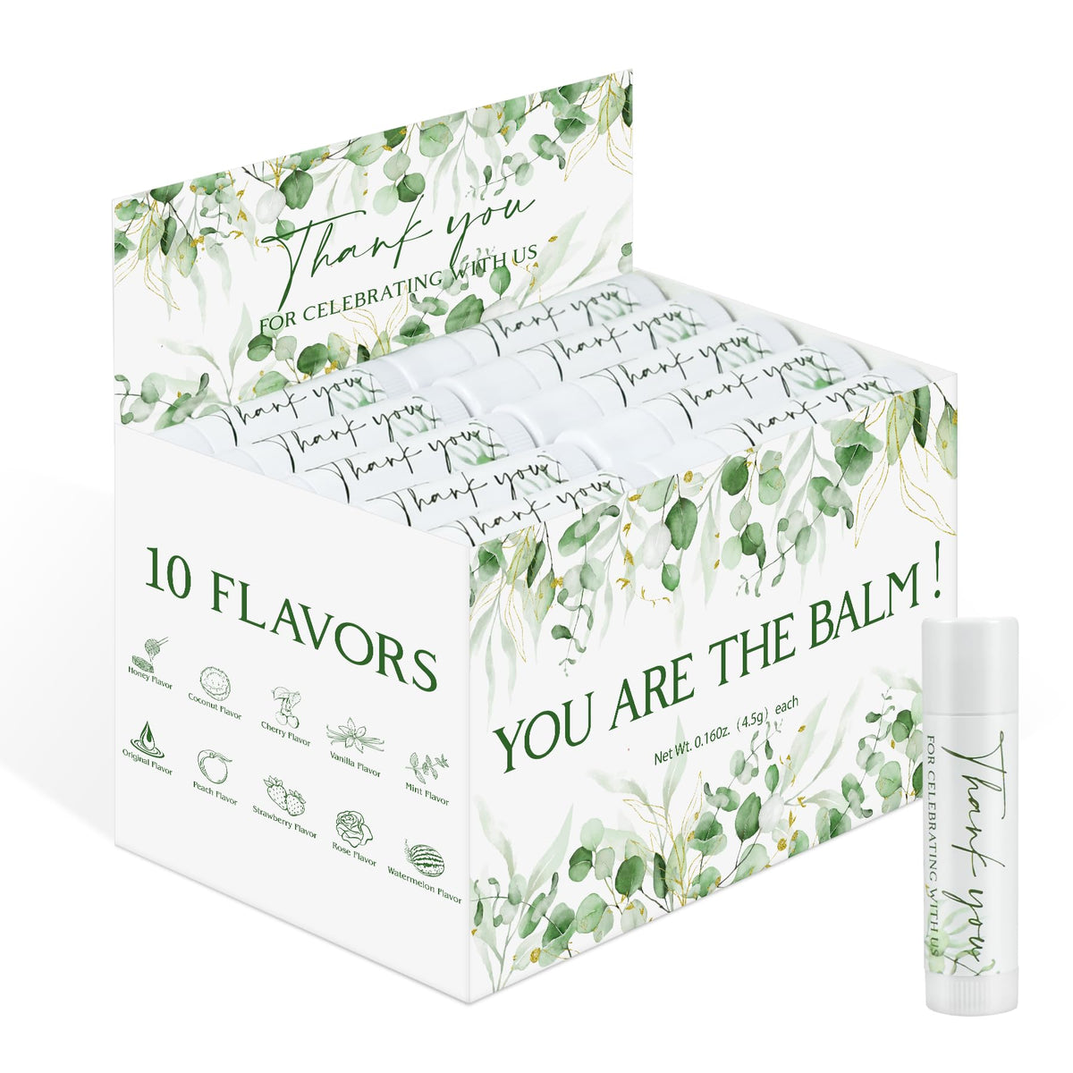 ElasignShopo front box packaging showing 50-count set and flavors