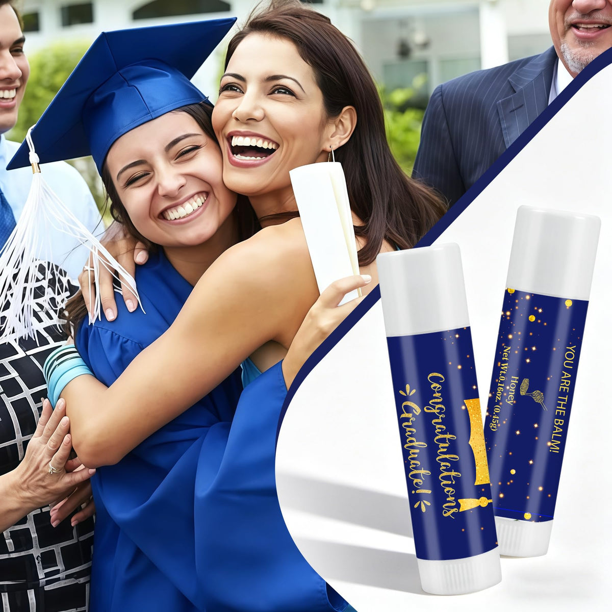 ElasignShopo lip balm held in hand to show size, proves pocket-friendly convenience