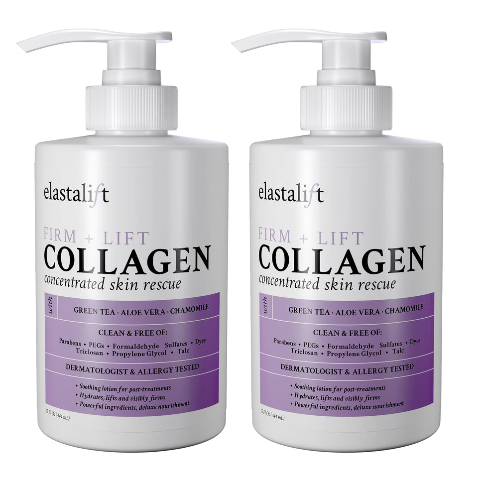 Elastalift front packaging showing tub and branding and clear product benefit