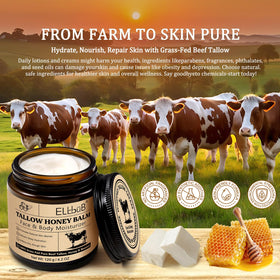 ELBBUB label detail highlighting natural ingredients and unscented benefit