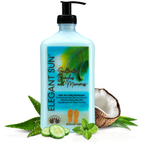 Elegant Sun front packaging showing product benefits and fresh scent