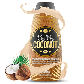 Elegant Sun front packaging showing bottle and coconut scent benefits