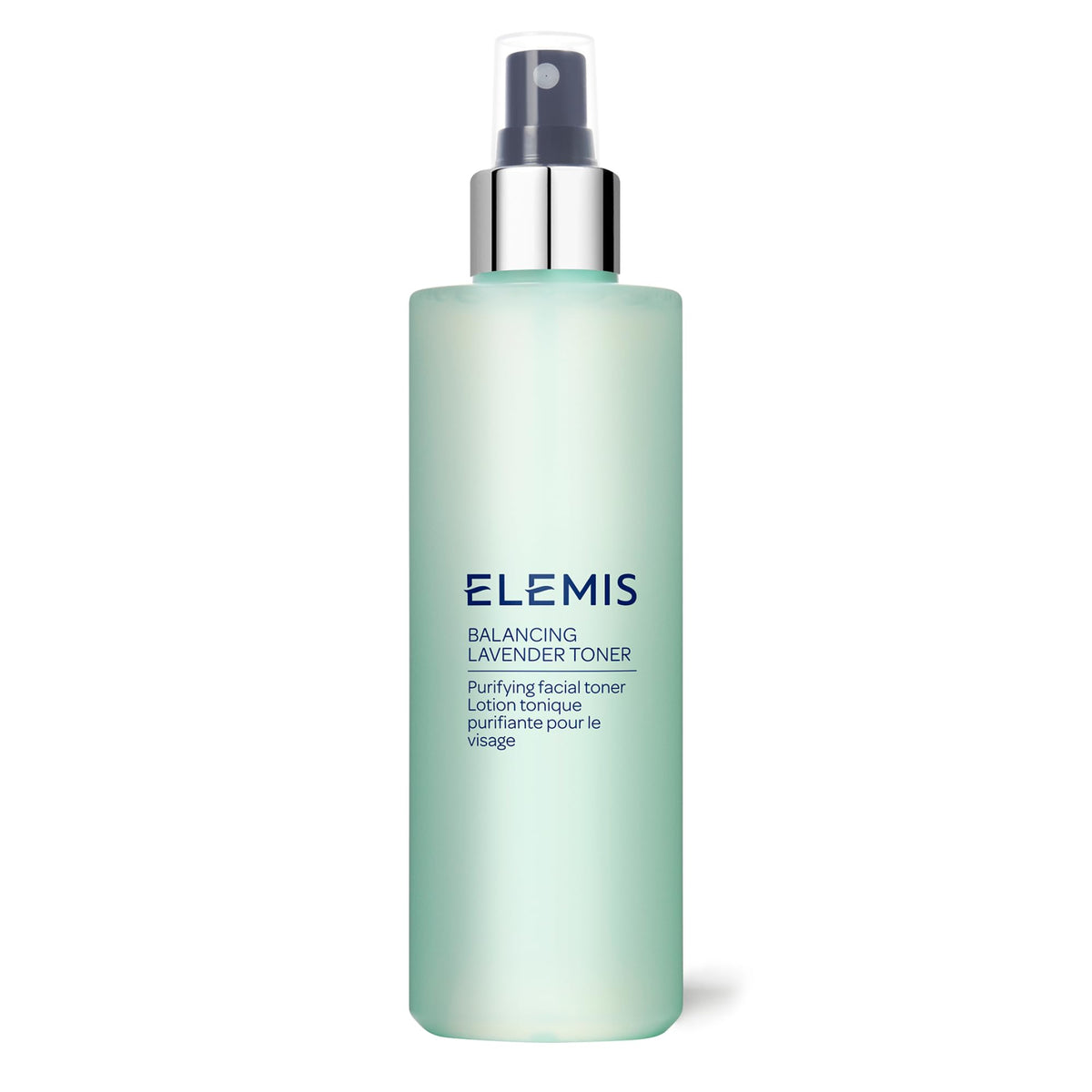 ELEMIS bottle front packaging showing product identity and calming benefits