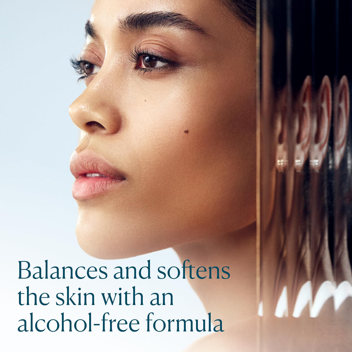 ELEMIS label close-up highlighting ingredients and gentle formulation benefits