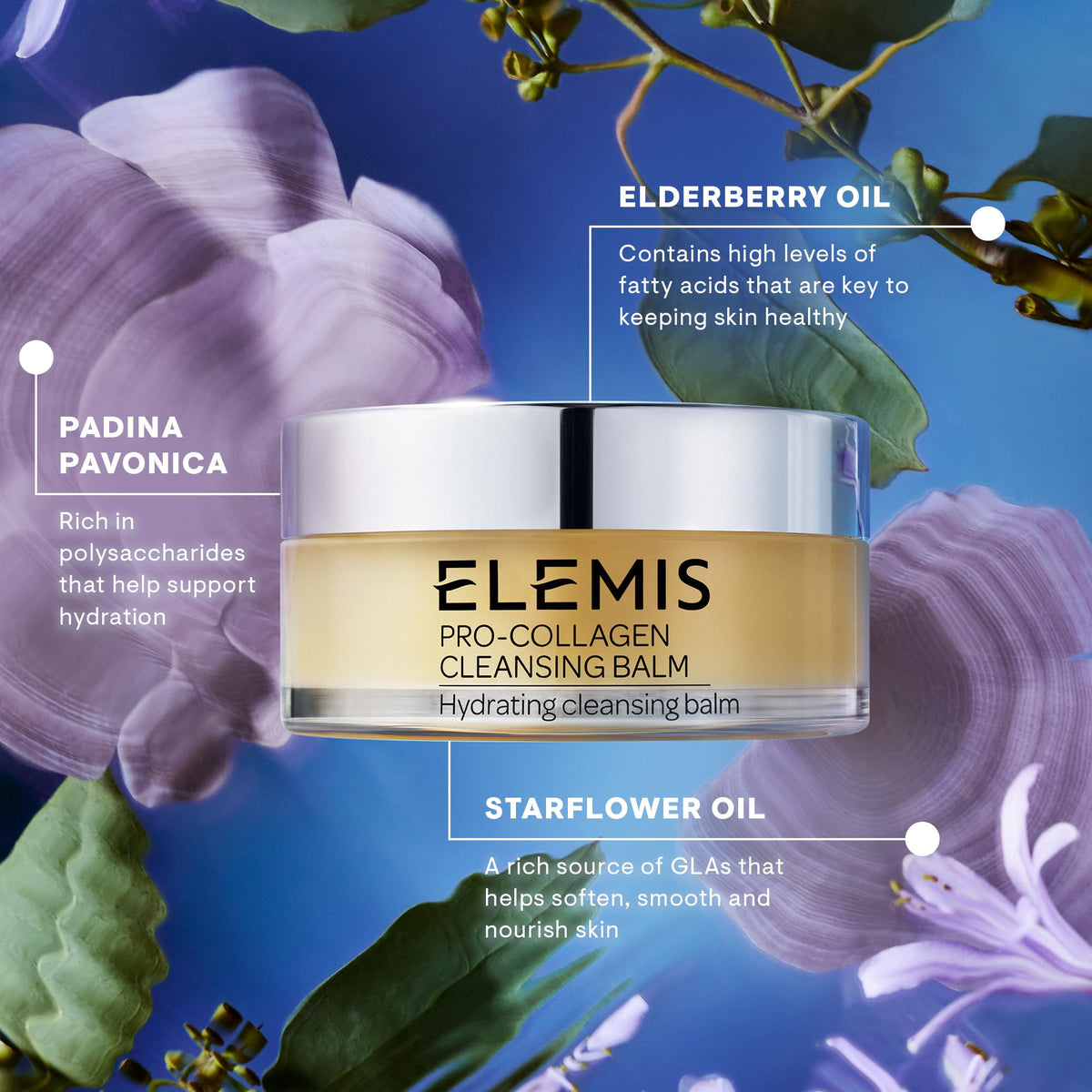 ELEMIS balm melting on hands demonstrating easy makeup removal