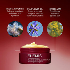 ELEMIS 100g jar beside a coin for scale showing compact travel-friendly benefit