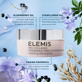 ELEMIS cleansing balm styled in bathroom setting suggesting daily routine integration