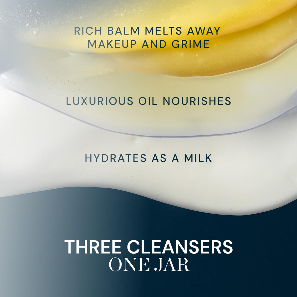 ELEMIS balm open texture in jar displaying creamy-to-oil transformation benefit