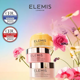 ELEMIS product staged in bathroom setting for daily routine inspiration
