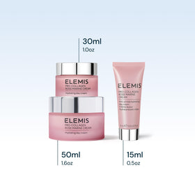 ELEMIS applying cream to skin close-up demonstrating lightweight spreadability and glow