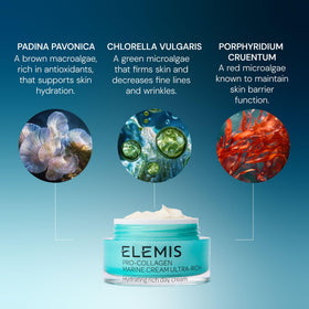 ELEMIS cream applied after serum demonstrating layered routine for better hydration