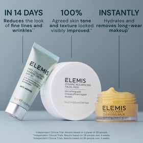 ELEMIS Dynamic Resurfacing Pads close-up showing pad texture for gentle exfoliation