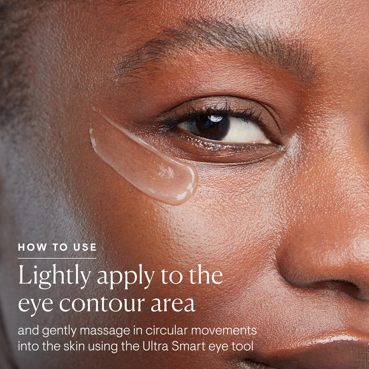 ELEMIS eye duo held in hand showing scale and convenient 10ml travel size