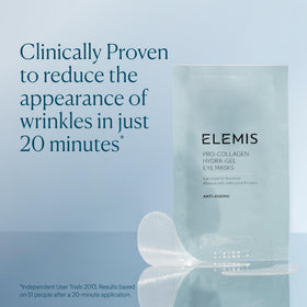 ELEMIS open mask with visible serum for nourishing delivery