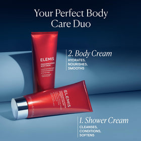 ELEMIS lather on hand, dense foam that cleanses while preserving skin moisture benefit