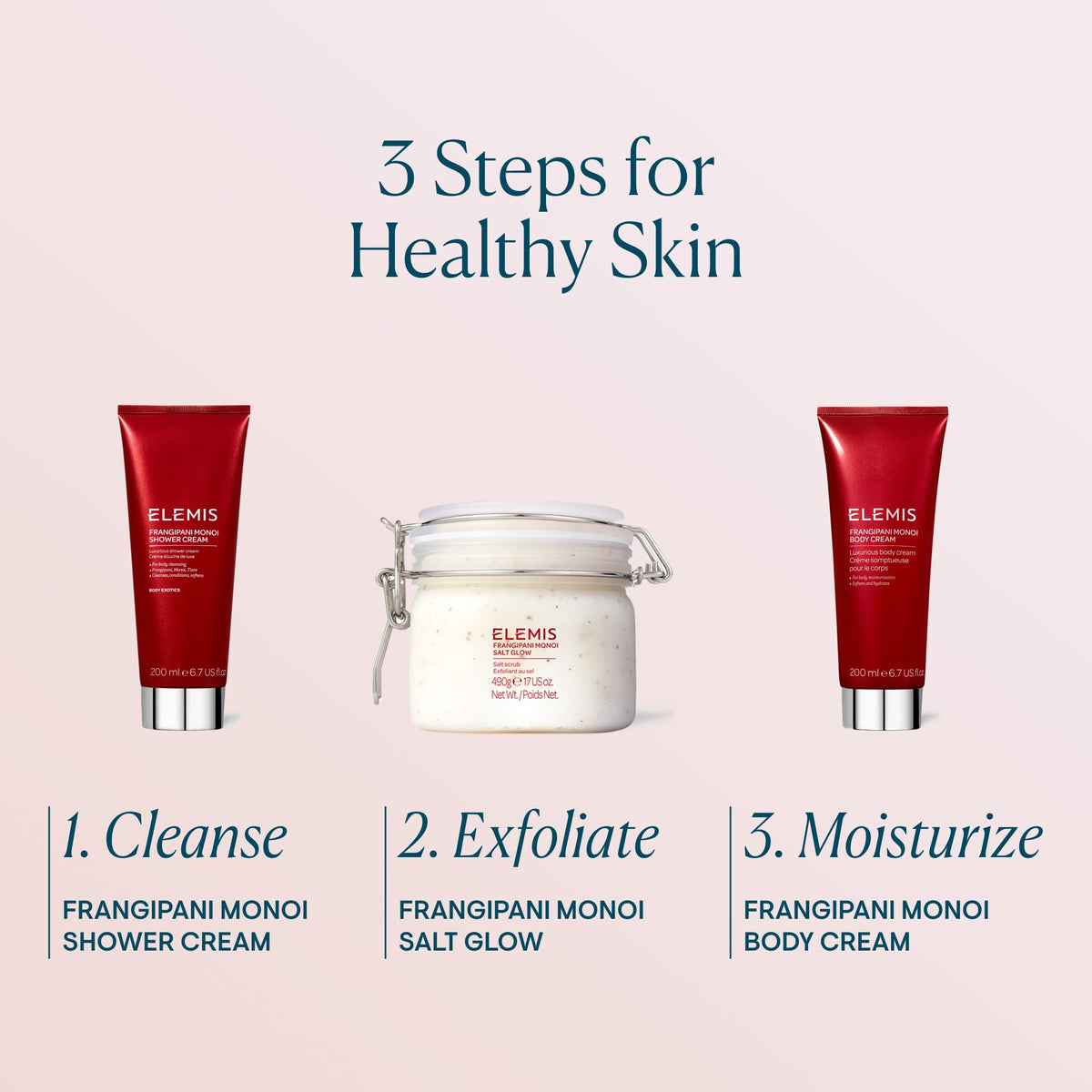 ELEMIS jar next to a ruler showing 6.7 fl oz scale and travel-friendly size
