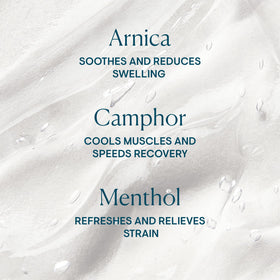 ELEMIS gel applied on shoulder to relieve muscle tension and refresh