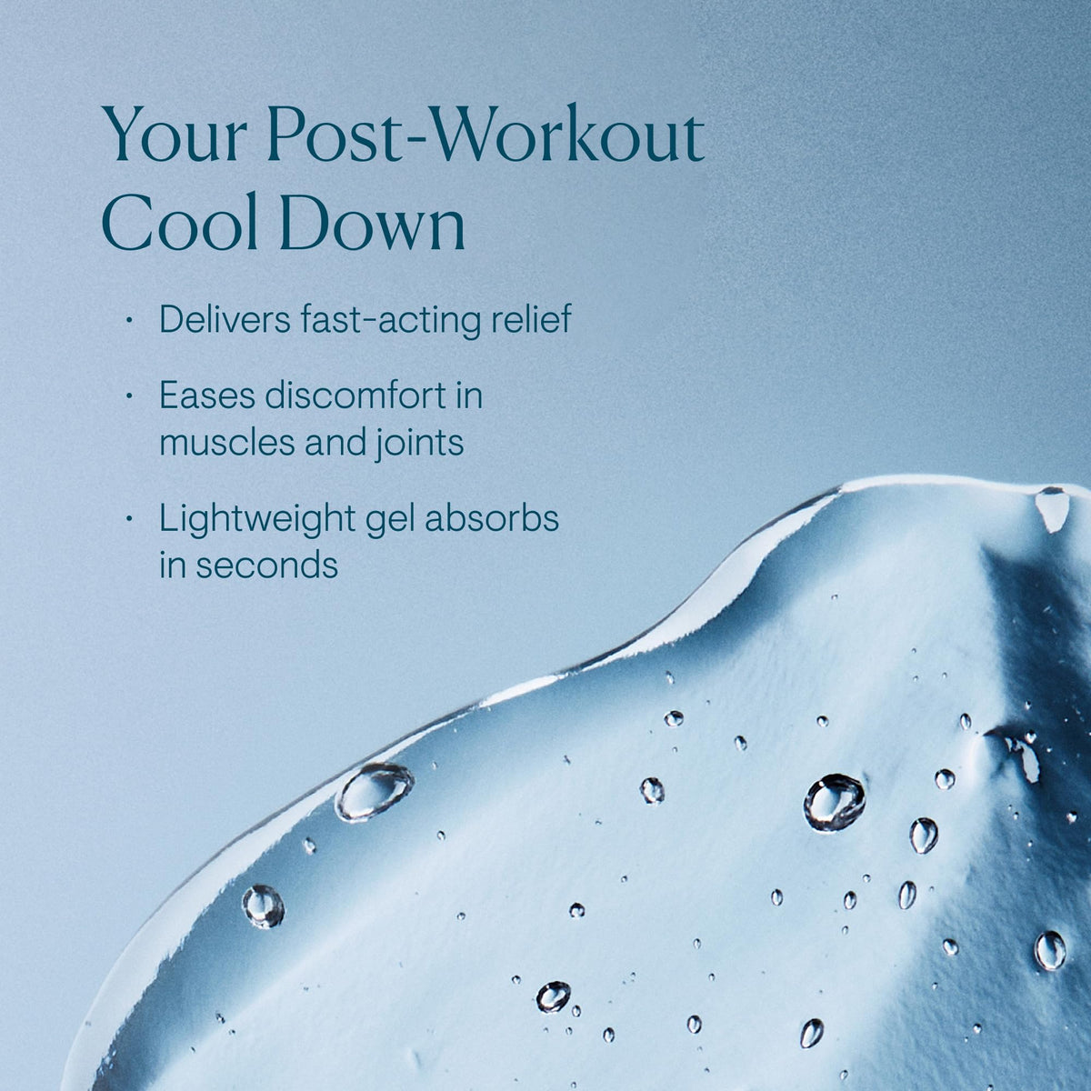 ELEMIS gel texture close-up highlighting fast-absorbing, non-greasy feel