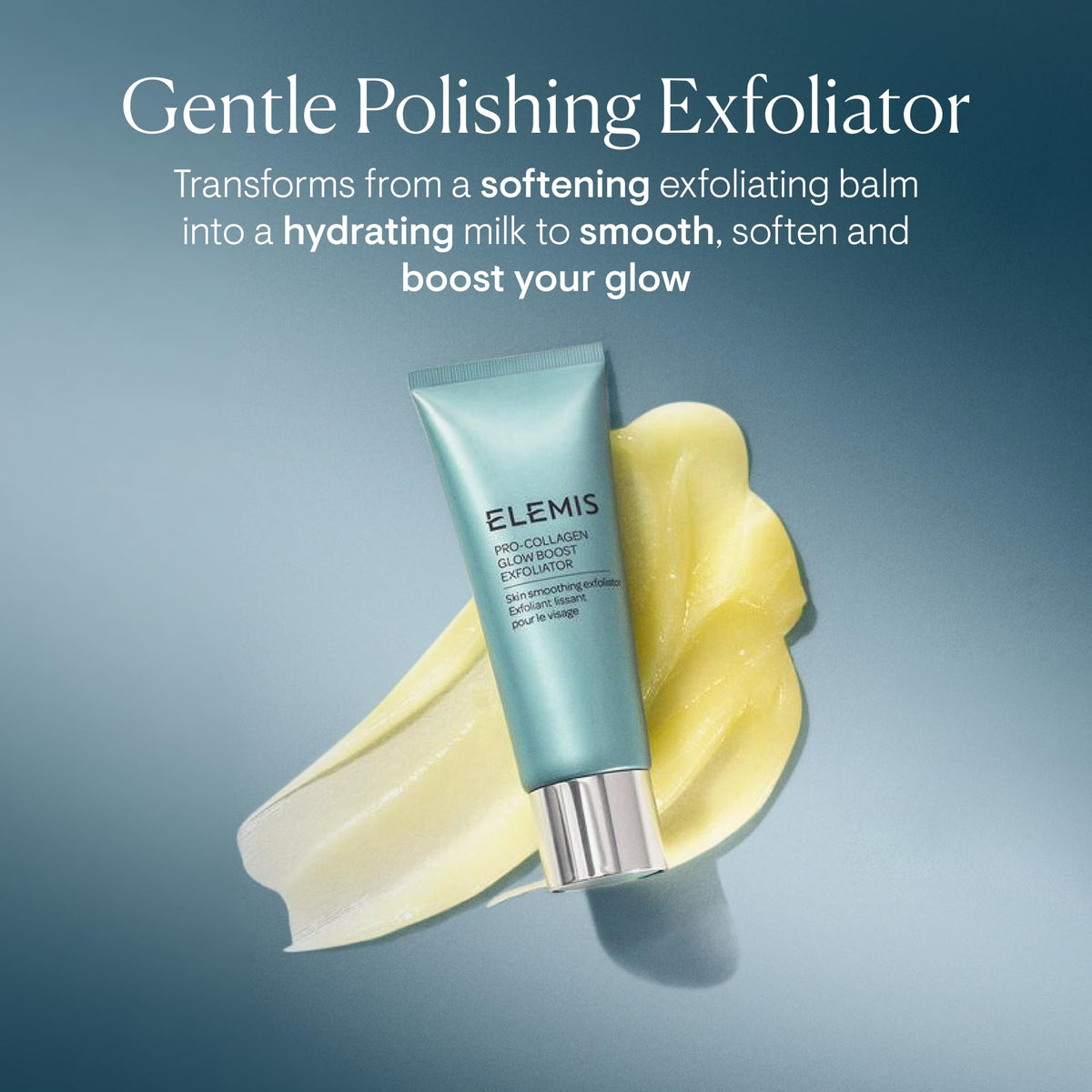 ELEMIS balm texture close-up showing creamy consistency for smooth application and hydration