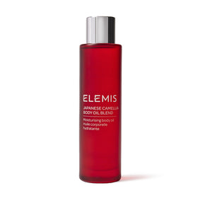 ELEMIS bottle front view showing elegant packaging and clear product benefit