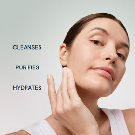 ELEMIS label and ingredients panel showing gentle formulation benefit
