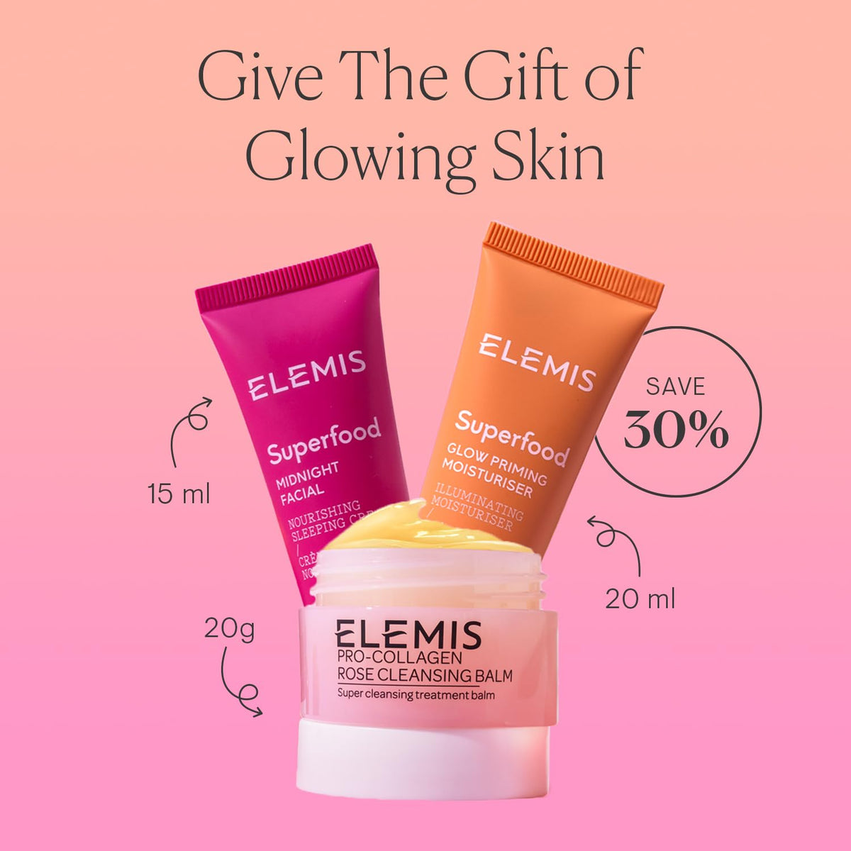 ELEMIS Midnight Facial jar open to reveal rich formula for overnight nourishment