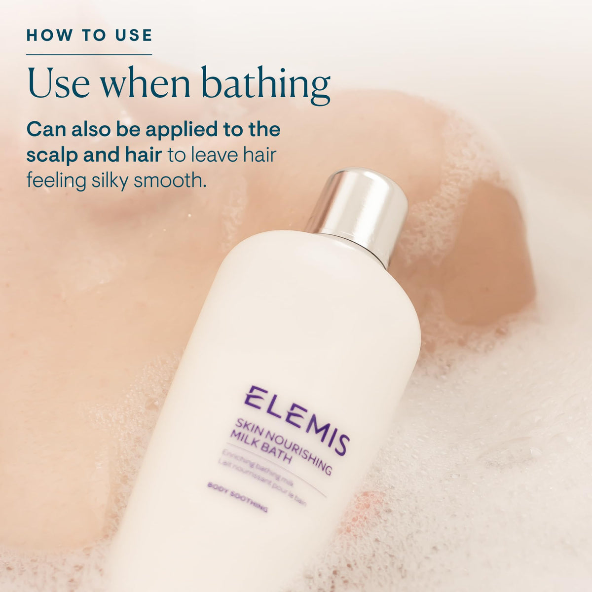 ELEMIS in a family bathroom lifestyle scene offering calming ritual
