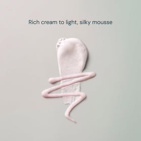 ELEMIS mousse texture close-up demonstrating creamy density and moisturizing benefit
