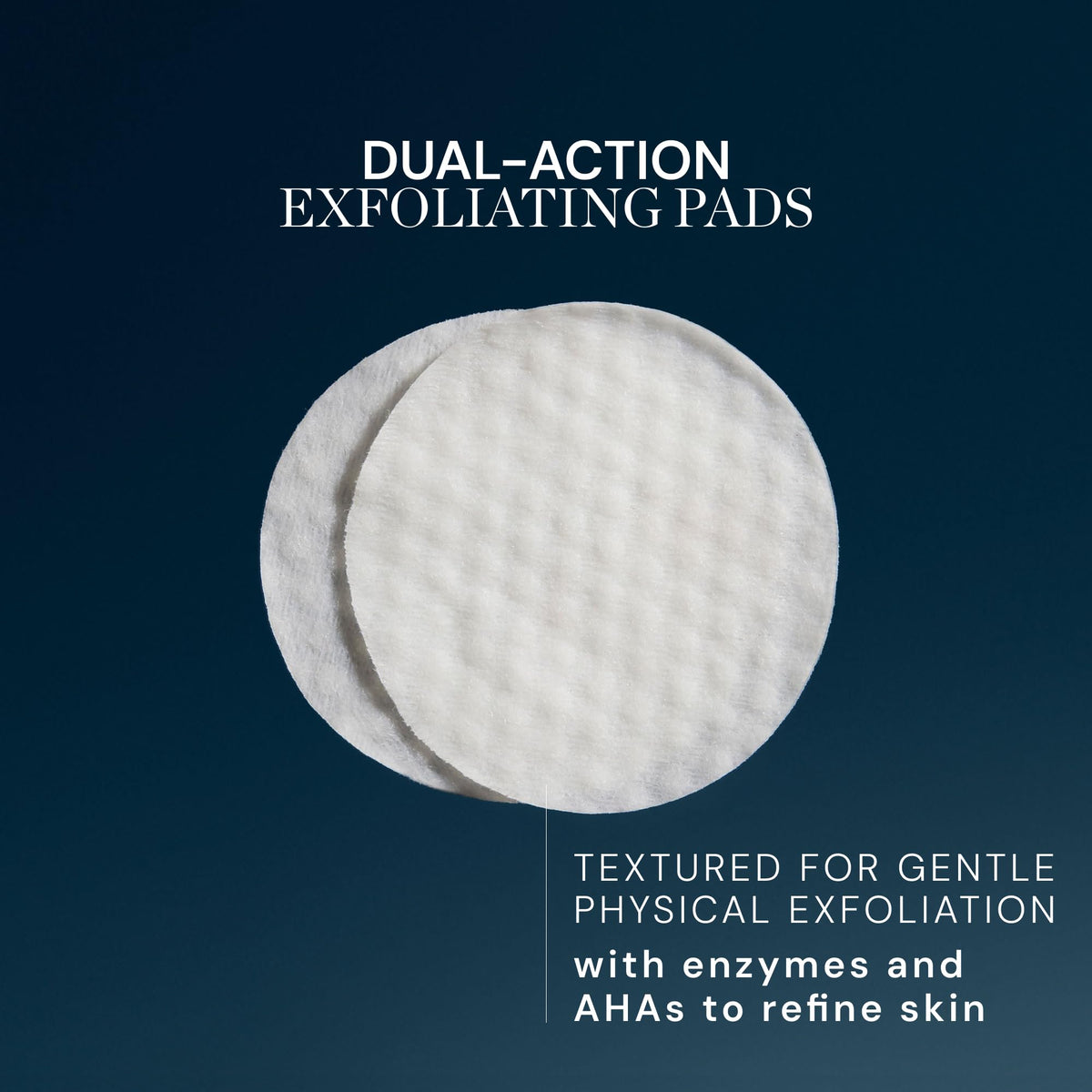 ELEMIS close-up of pad texture revealing gentle exfoliating surface for effective polishing