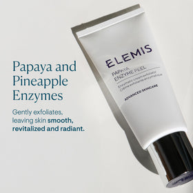 ELEMIS cap and dispenser detail highlighting controlled product dispensing and hygienic use