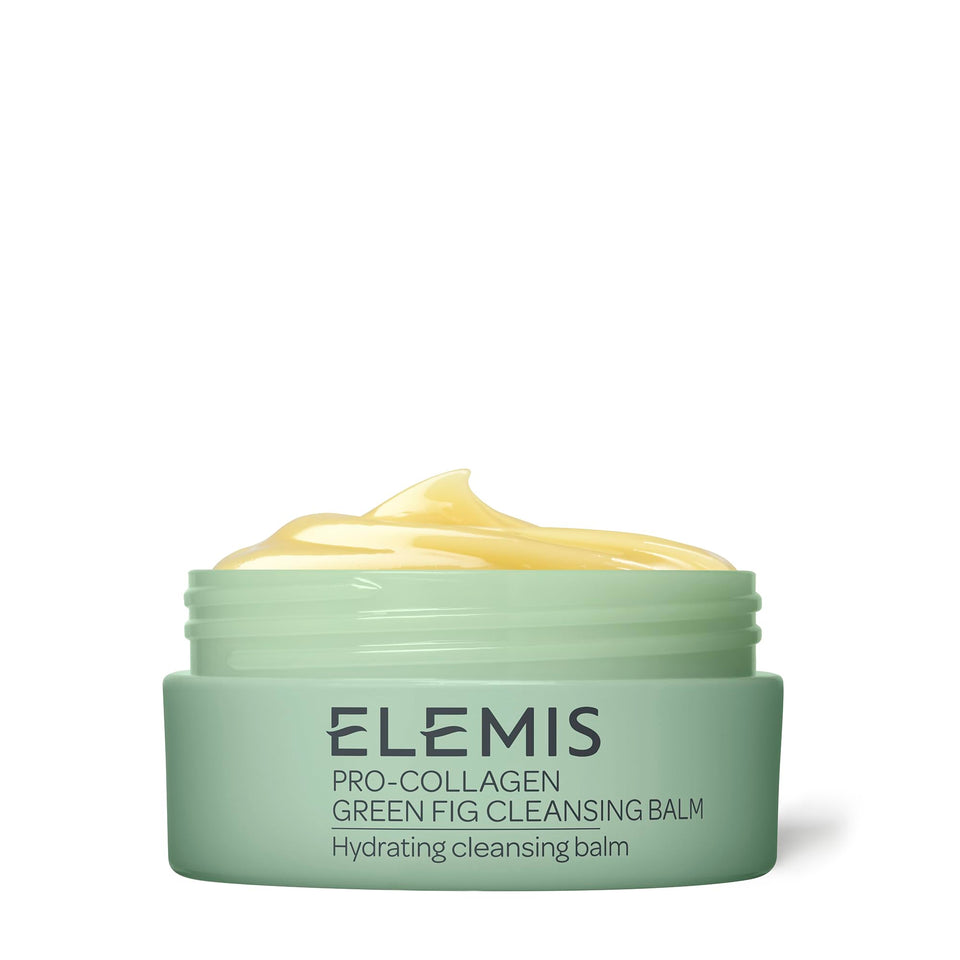 ELEMIS jar front view showing balm and elegant packaging benefit: premium presentation
