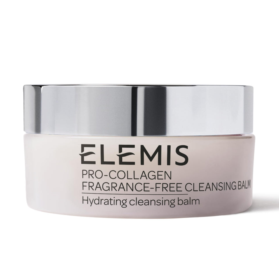 ELEMIS front packaging showing 100g balm and clean design for skincare clarity