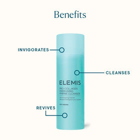 ELEMIS gel texture close-up illustrating smooth cleansing and hydration
