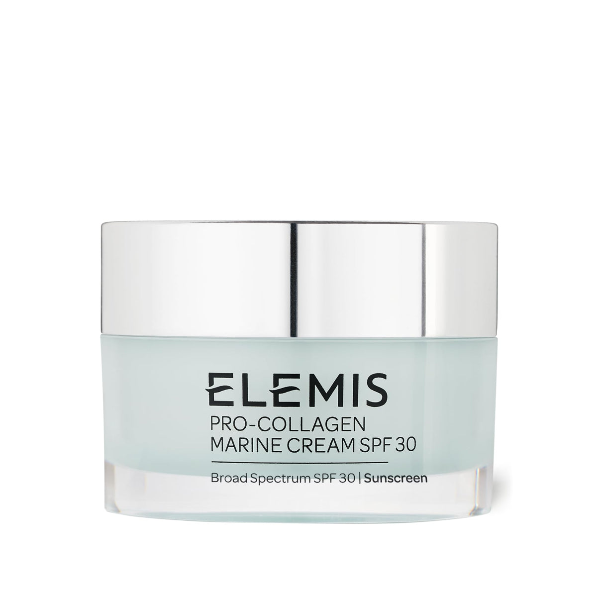ELEMIS jar front packaging showing brand and elegant design benefits quick identification