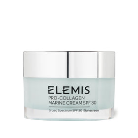 ELEMIS jar front packaging showing brand and elegant design benefits quick identification
