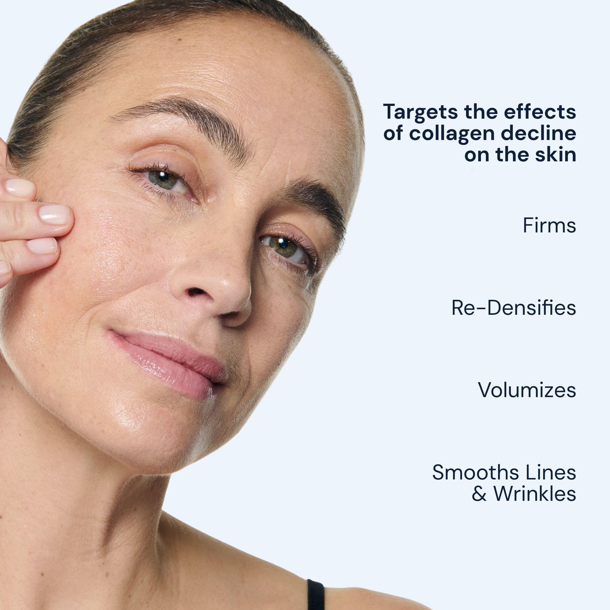 ELEMIS 15ml travel bottle in hand illustrating compact convenience
