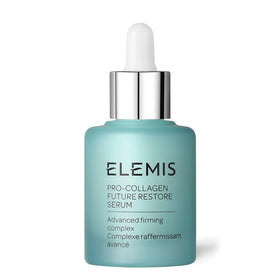 ELEMIS front packaging of Pro-Collagen Future Restore, premium firming serum