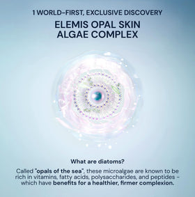 ELEMIS creamy serum texture close-up demonstrating lightweight absorption