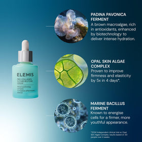 ELEMIS serum paired with Pro-Collagen Marine Cream for layered routine